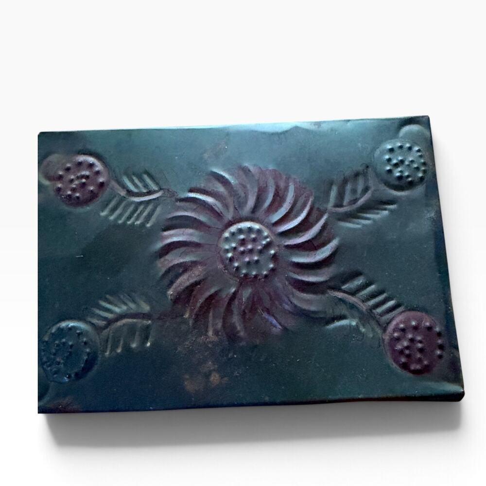 Mexican Metal Trinket Box